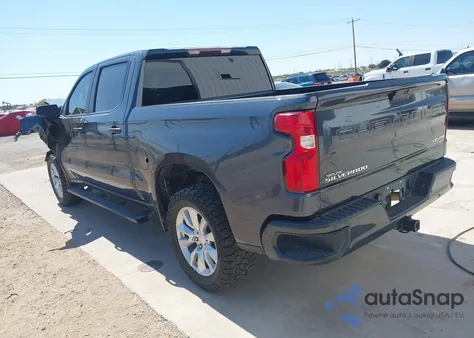 2021 Chevrolet Silverado 1500 2Wd Short Bed Custom from USA, damaged, VIN 1GCPWBEK4MZ295981